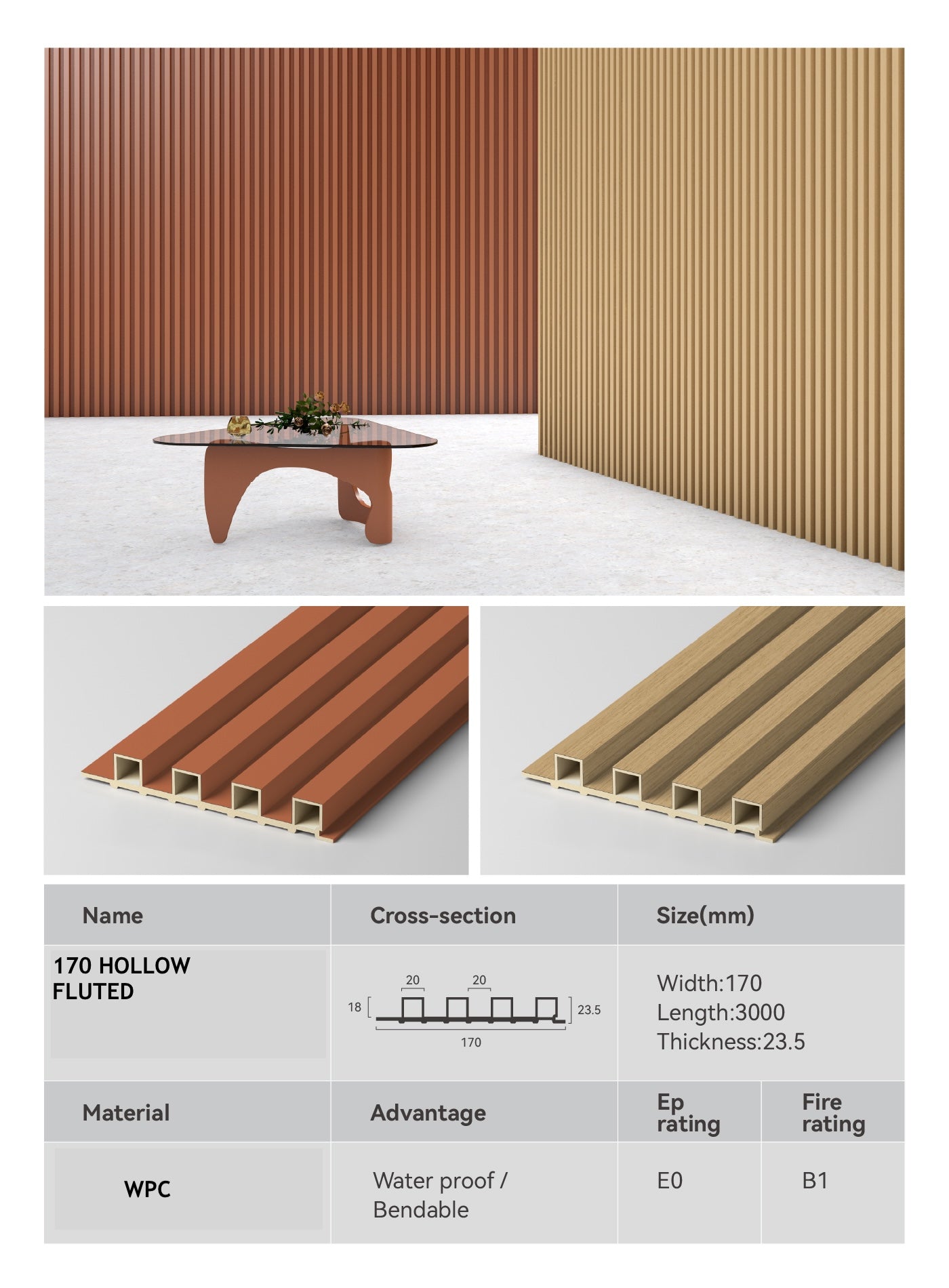 Fluted Rungs FLUTED PANELS – LUME DECOR