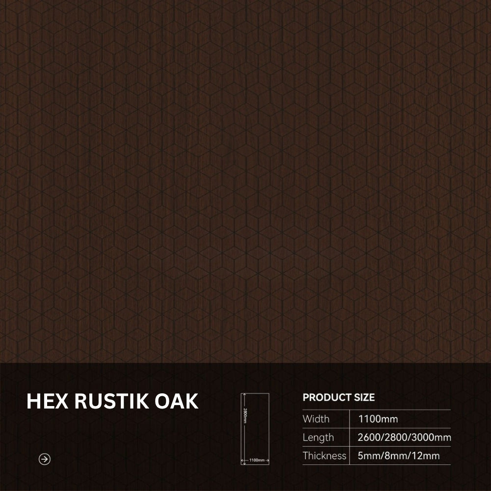 HEX RUSTIK OAK