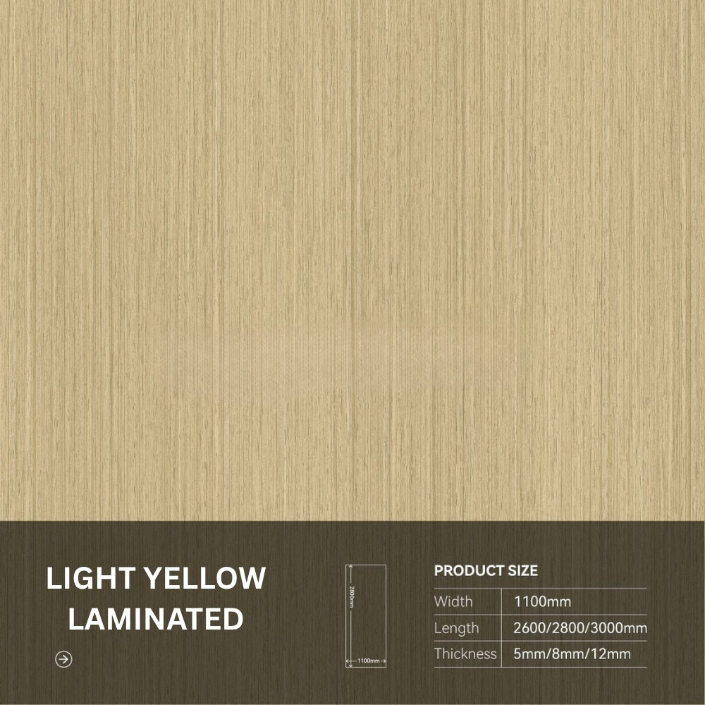 LIGHT YELLOW LAMINTED