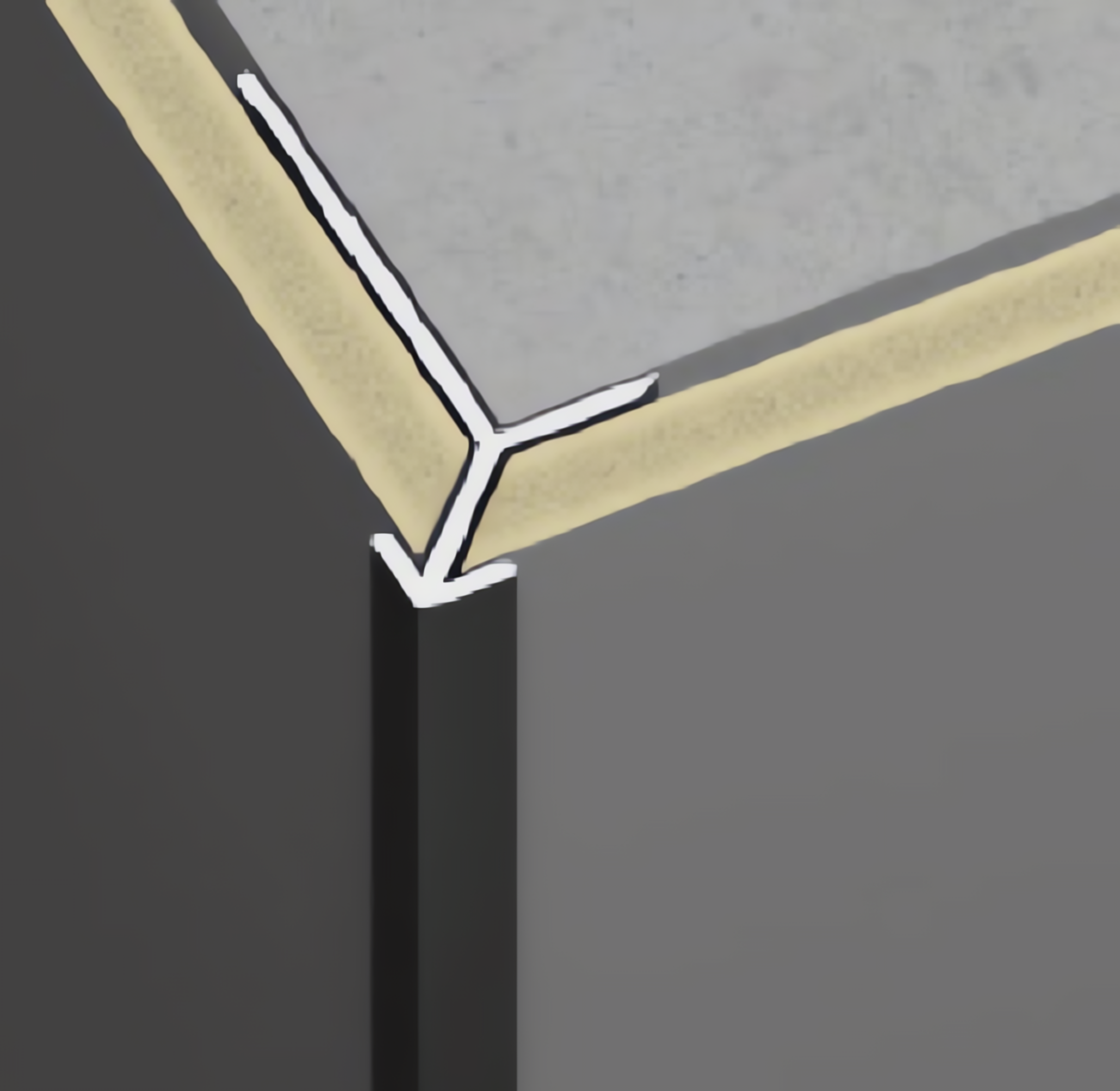 AL07 EXTERNAL CORNER 45