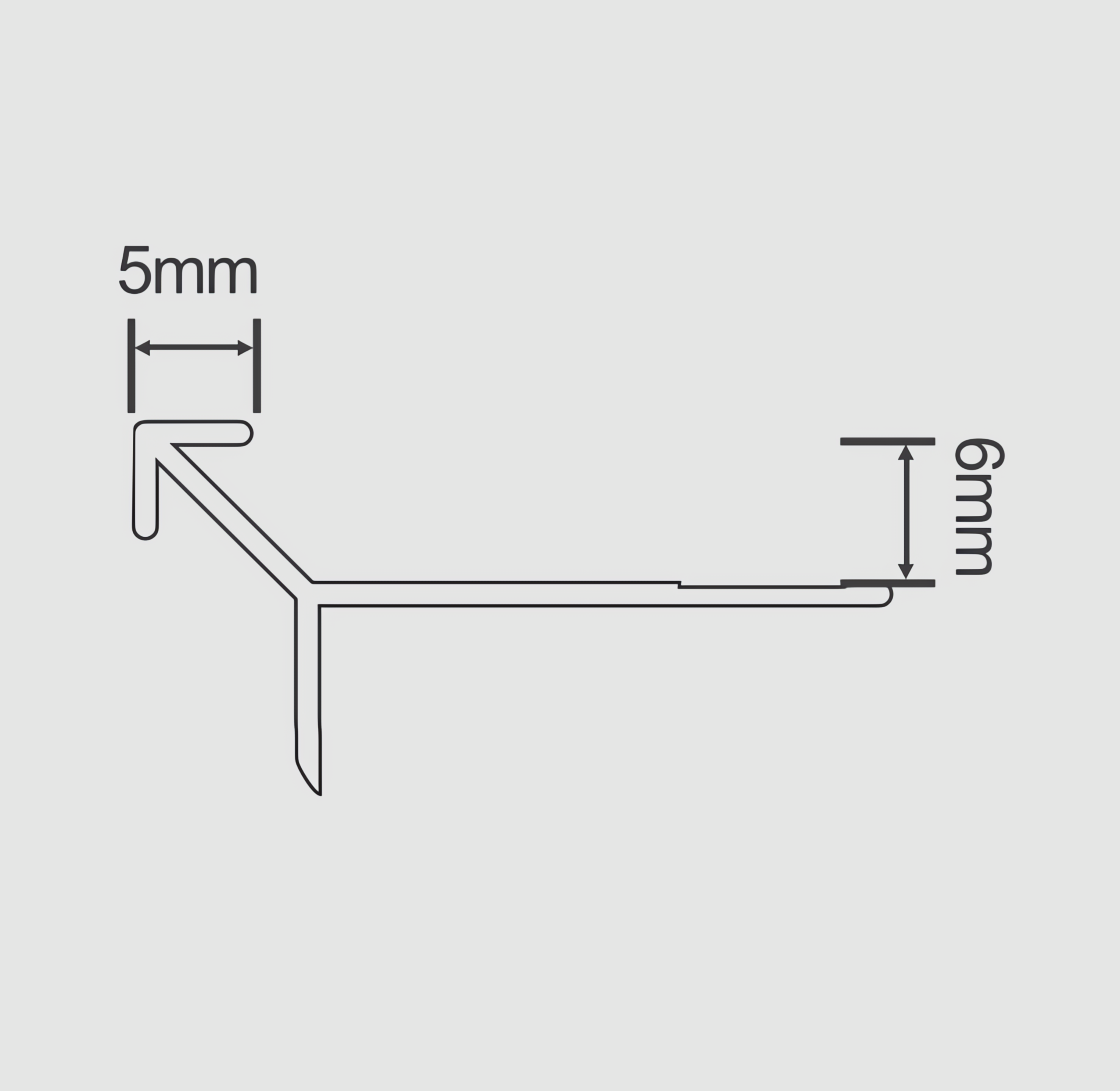 AL07 EXTERNAL CORNER 45