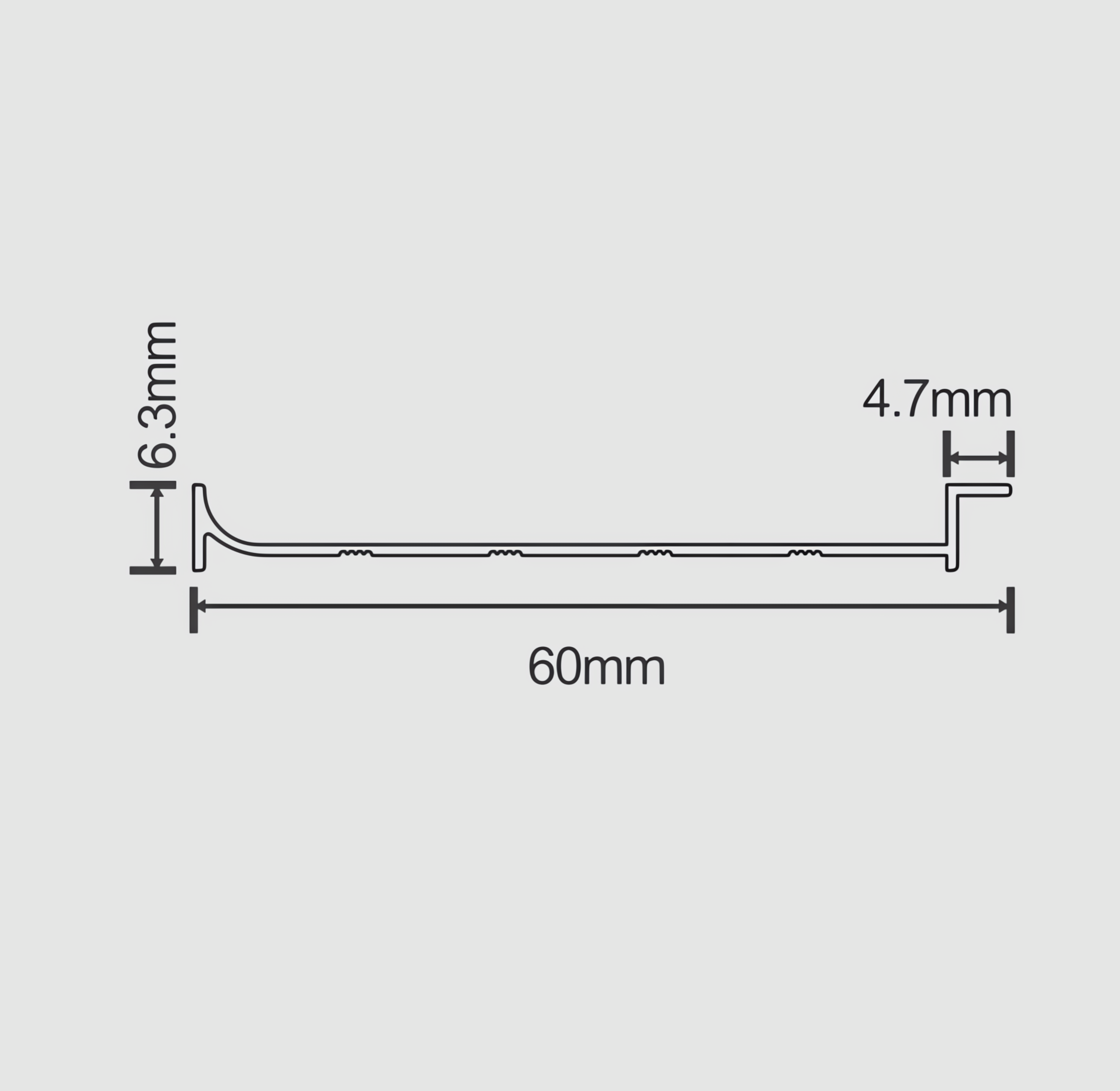 AL08 SKIRTING LINE 45