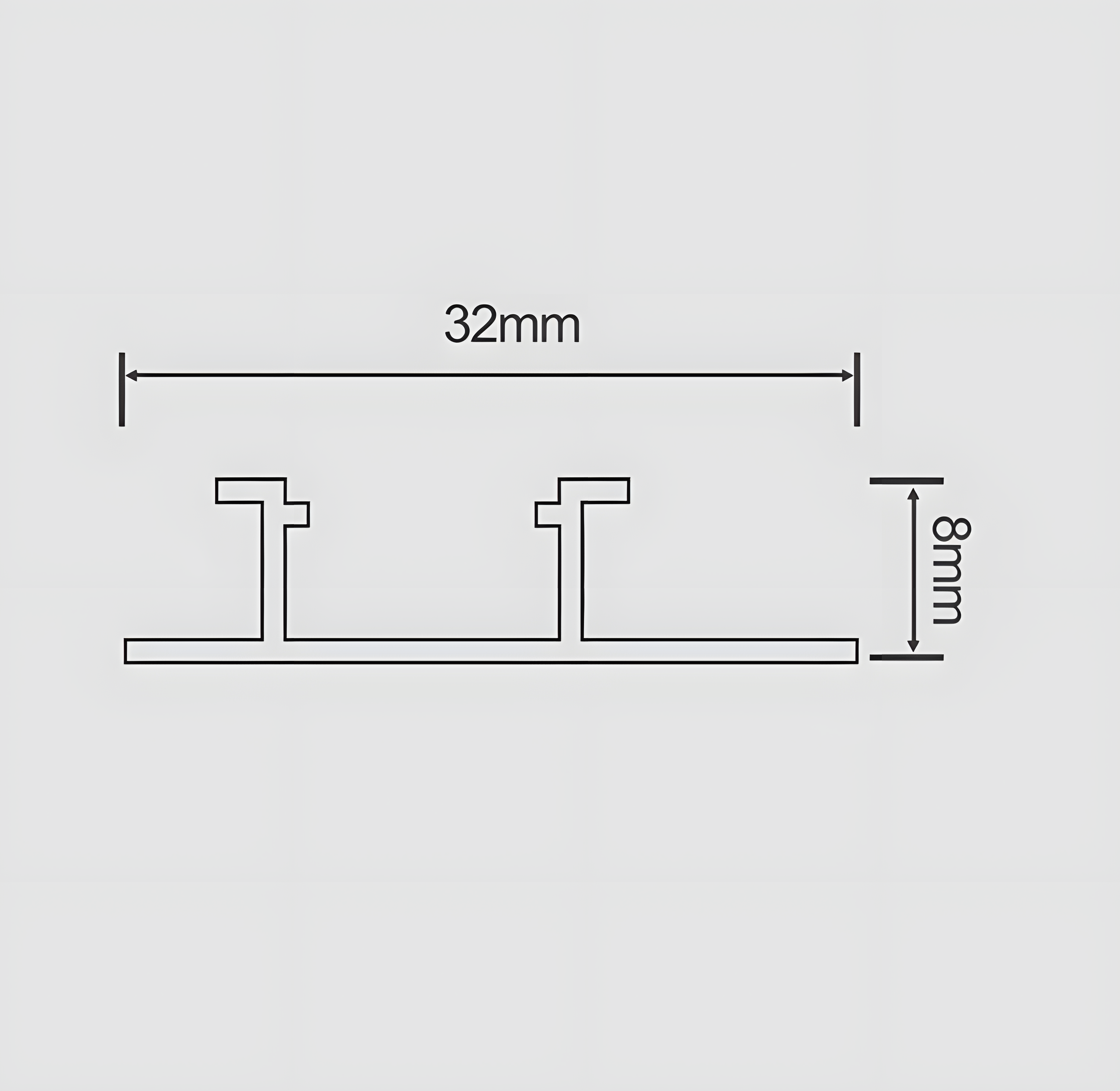AL10 CENTER LIGHT STRIP