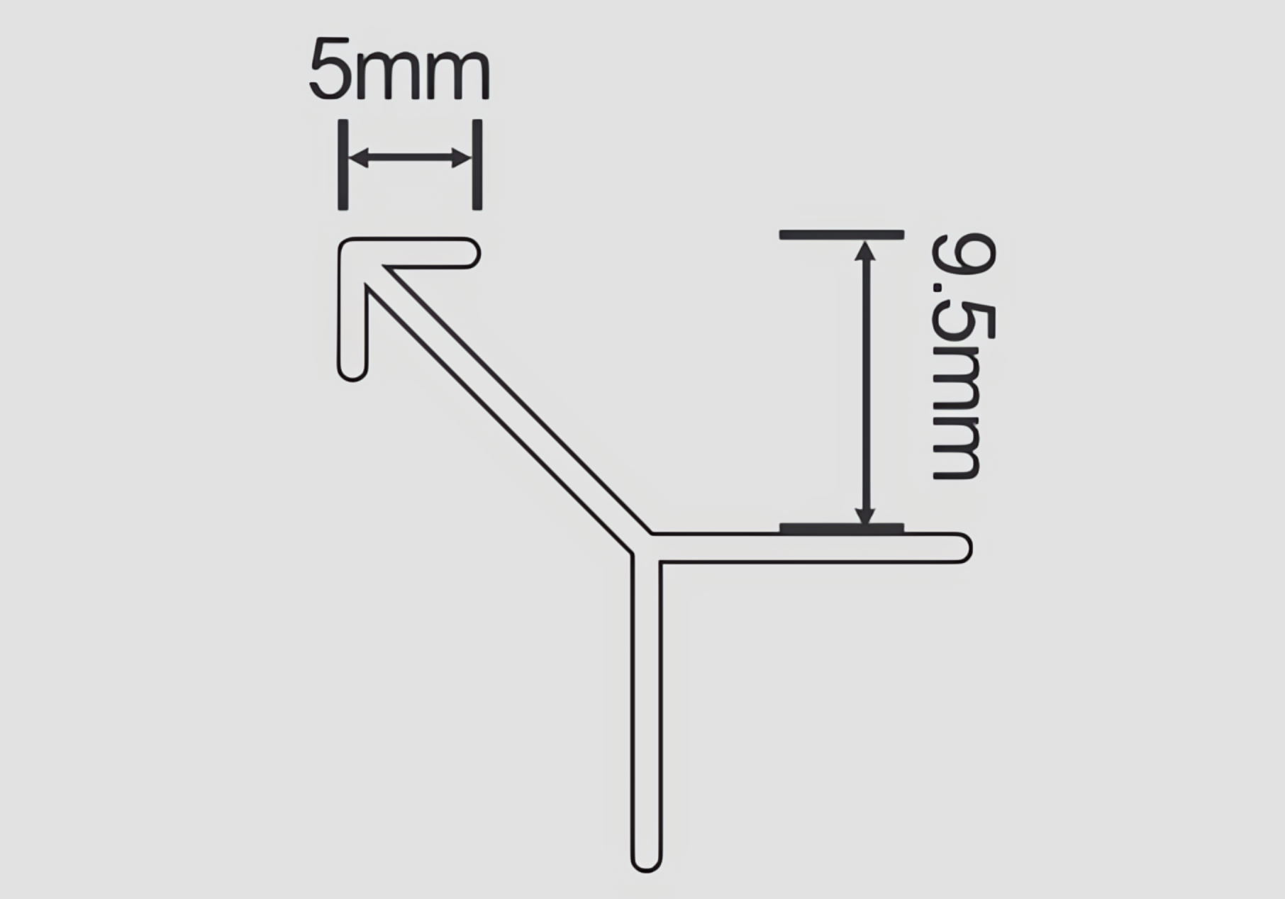 AL 22 EXTERNAL CORNER 45