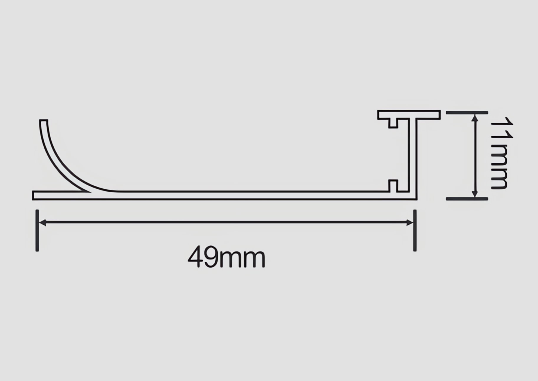 AL 27 SKIRTING LIGHT